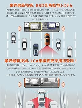 4K・BSD運転補助・ADAS 運転補助・64GBカード付きドライブレコーダー Amazon.co.jp: 【革新版・4K・BSD・LCA運転補助・64GBカード付き